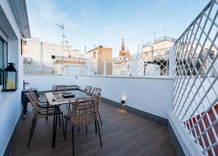 Duplex De Lujo Junto A La Catedral Terraza Privada Con Vistas A La Giralda